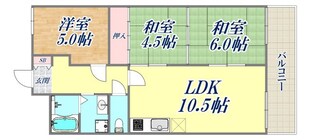 白鷹真野マンションの物件間取画像